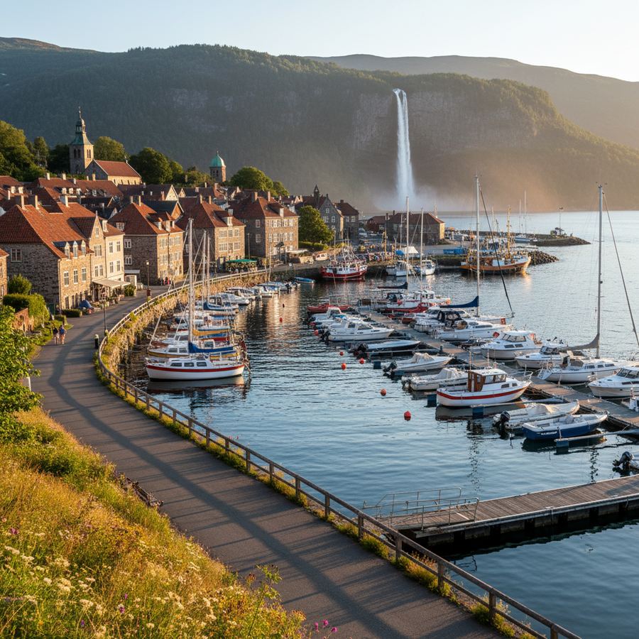 Owen Sound waterfront cycling path